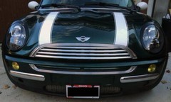Bonnet & Boot stripes decals graphics fit Mini Cooper S Clubman Countryman Coupe