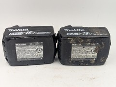 Makita 18v 5Ah BL1850B Genuine OEM Used Lithium Tool Battery, Tested, Lot Of 2