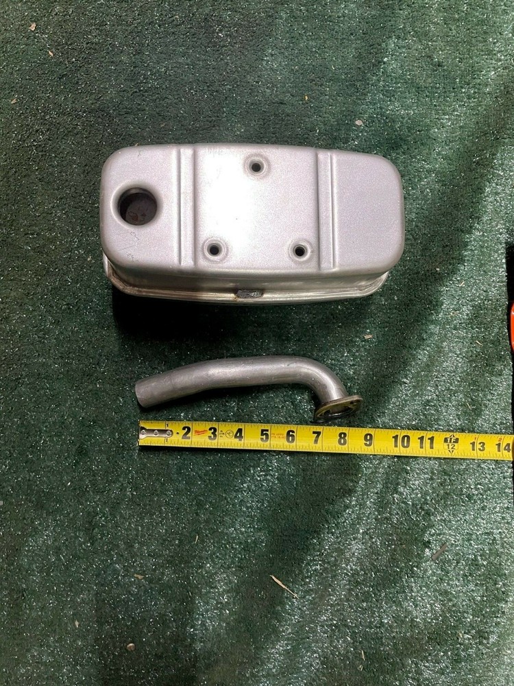 JOHN DEERE GENUINE OEM MUFFLER & PIPE GY21535 GX24805 18.5HP 19.5HP 20HP USA OEM