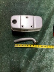 JOHN DEERE GENUINE OEM MUFFLER & PIPE GY21535 GX24805 18.5HP 19.5HP 20HP USA OEM