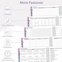 2026 Appointment Book, 30 Minutes-Hourly, Weekly ＆ Monthly Calendar Planner