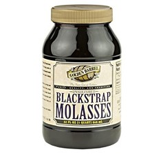 Golden Barrel Unsulfured Blackstrap Molasses 1 Gallon 128oz Bulk Jug Non-GMO