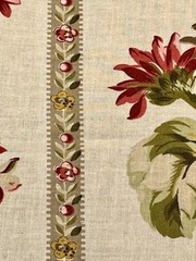 Williams Sonoma Napkins Set of 6 Floral Botanical Ivory Cottage Core NWOT