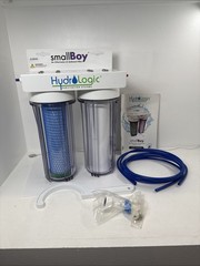 Hydro Logic Small Boy Water Filtration System De-Chlorinator Sediment Filter USA