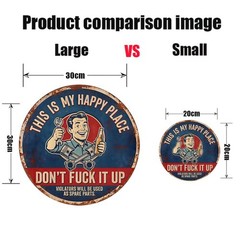 Funny Garage Metal Tin Sign Man Cave Workshop Wall Art Decor Gift for Men