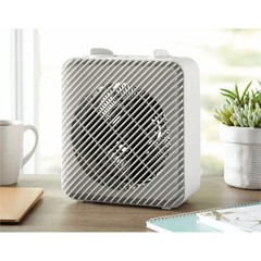 Pelonis 1500W 3-Speed Electric Fan-Forced Space Heater White PSH08F1AWW OPEN BOX