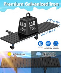 Swim Up Bar Pool Side Table 49.4in 110LBS