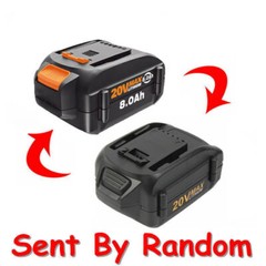 8.0AH 20V MAX Battery For WORX Extend Lithium 20 Volt WA3520 WA3525 WA3575 WG155