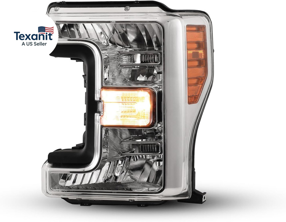 Headlights for 2017 2018 2019 Ford F250 F350 F450 F550 Super Duty Halogen Headli