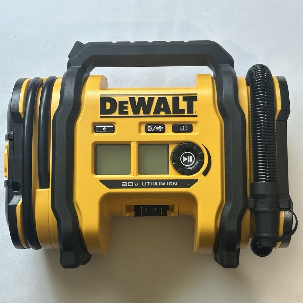 DEWALT 20V MAX Tire Inflator Portable Air Compressor Car Pump LED Light ToolOnly