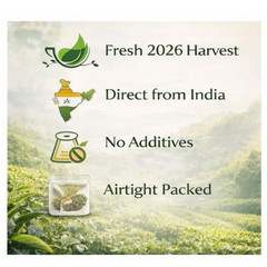 Darjeeling First Flush Tea 2026 Fresh Herbal Loose Leaf Blend 500g
