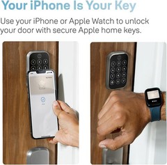 Yale Assure Lock 2 Plus Apple Home Keys Deadbolt Wi-Fi Smart Keyless Entry Black