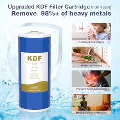 2 Stages Big Blue Whole House Water Filter System City/Family KDF Filtration
