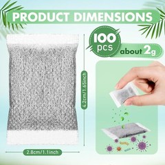 100 Pcs Activated Charcoal Water Filter Coconut Shell Distiller