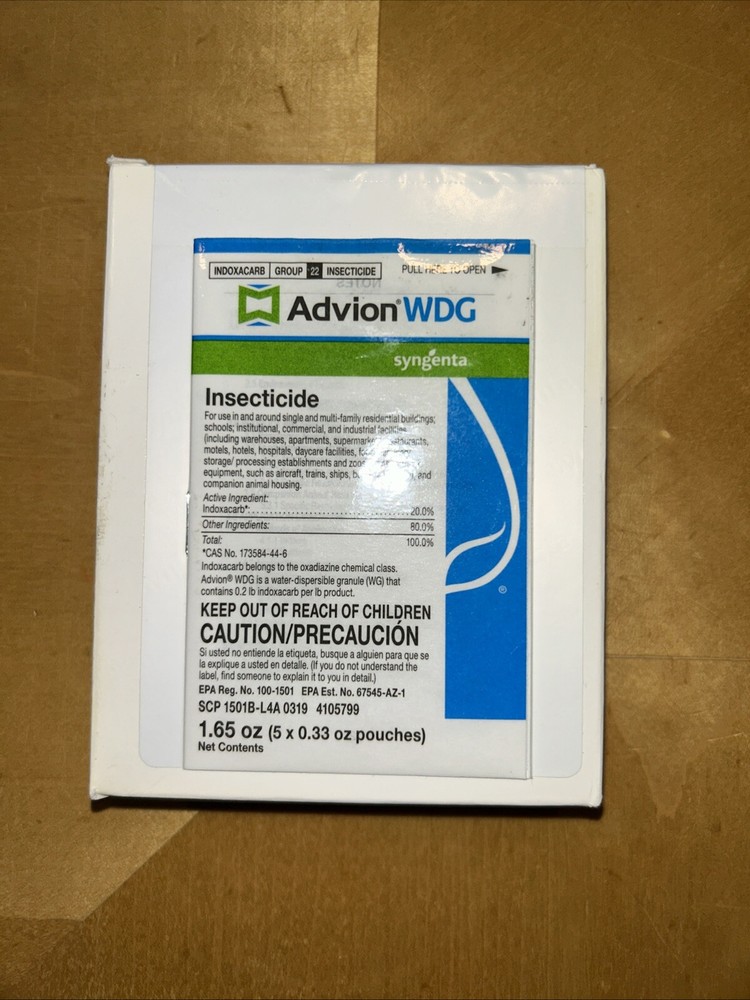 Syngenta Advion WDG Insecticide – 5 Pouches 0.33 oz Powerful Insect Pest Control