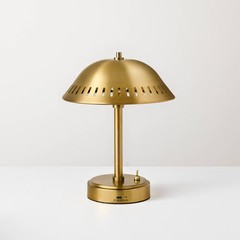 Portable Table Lamp Brass (Includes LED Light Bulb) – Hearth & Hand