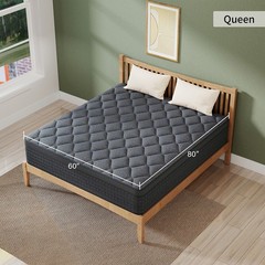 12″ Queen Mattress in Box, Gel Memory Foam Hybrid Pocket Spring Medium Firm