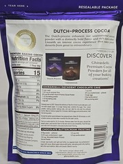 GHIRARDELLI Premium Baking DUTCH PROCESS 100% Unsweetened Cocoa Powder 8 oz Bag