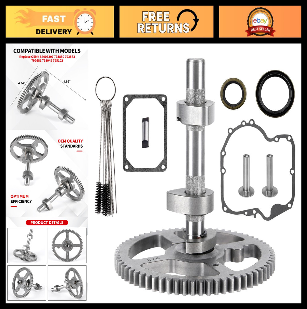 Lawn Tractor Camshaft Kit for Riding Mower – Replace OEM 84005207, 793880, 79358