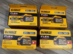 DEWALT 60v/20v 9Amp FLEXVOLT Lithium-Ion Battery( Fresh 2026 Production)
