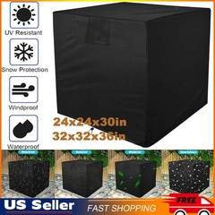 Waterproof Air Conditioner Cover Heavy Duty Central AC Outdoor Protector Square