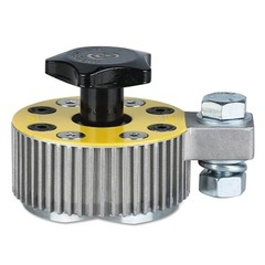 Magnetic Ground Clamp, 200 lb, 3.1 in W x 4.2 in L Magswitch 8100747 Black