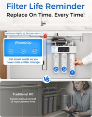 Waterdrop WD-T3-M Remineralization Reverse Osmosis Water Filter, 9-Stages