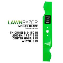 LawnRAZOR Mulching Blade for Yard-Machines LT42 660F 450F LT-42 LT-38 6-Pack