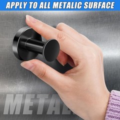 150LB Magnetic Hooks Black N52 Strong Magnet Hooks for Cruise, Kitchen, Garage