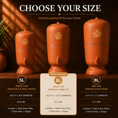 Stefani São João Classic Clay Water Filter – Traditional Brazilian Filtration