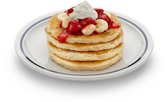 Perfect Double Sided Pancake Maker Pan 4 Round Molds Eggs Crepe Pancake Flip Pan