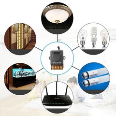 AC Wireless Remote 110V-240V 30A RF Relay Control Remote Switch 433Mhz Receiver