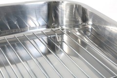 Stainless Steel Roasting Pan, 16 X 12 Inches