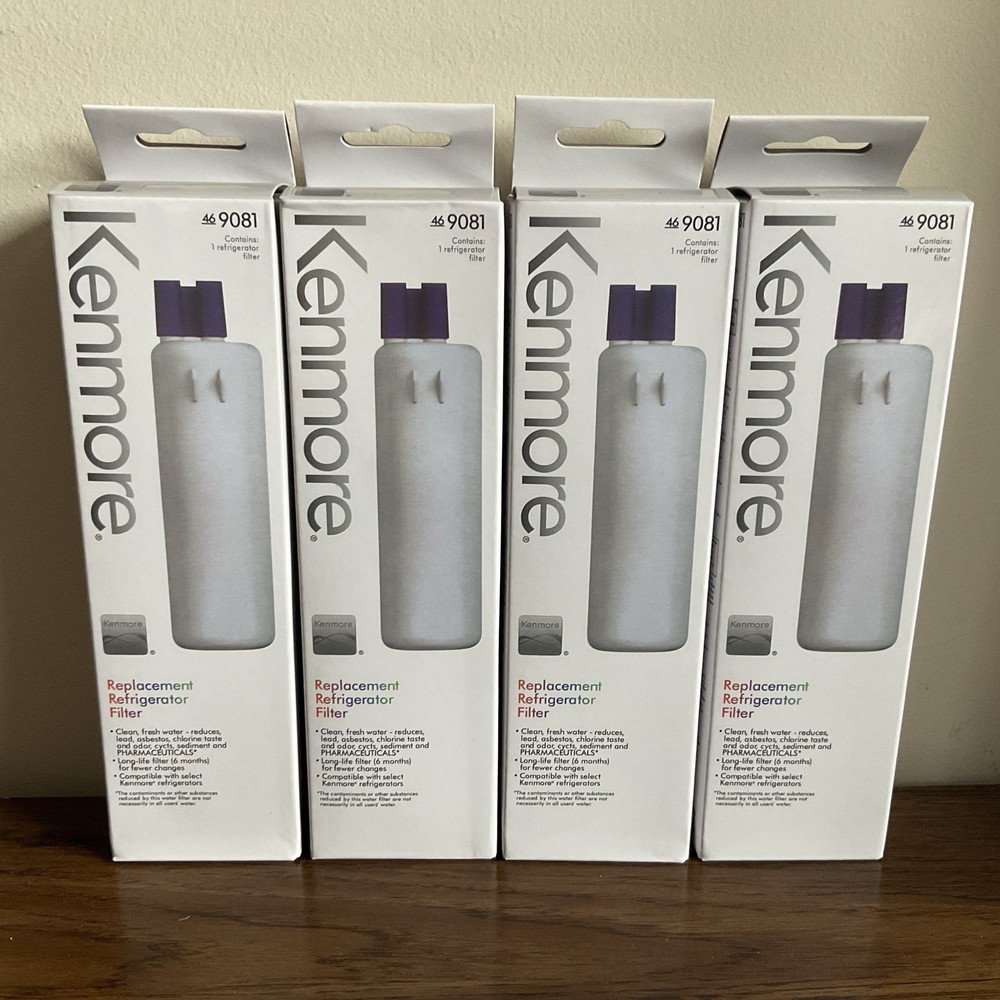 Kenmore 469081 Refrigerator Water Filter 4 pack 9081 new free ship 2 Puerto Rico
