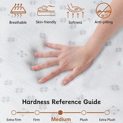 10″ California King Size Cooling Gel Memory Foam Mattress CertiPUR-US Certified