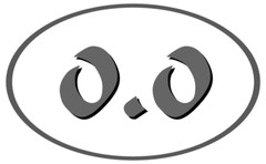 0.0 Marathon Grey Oval Car Bumper Sticker Decal