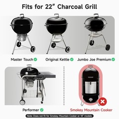 Weber 22″ Hinged Grill Grate 7436 Replacement 21.5″ Cooking Grate