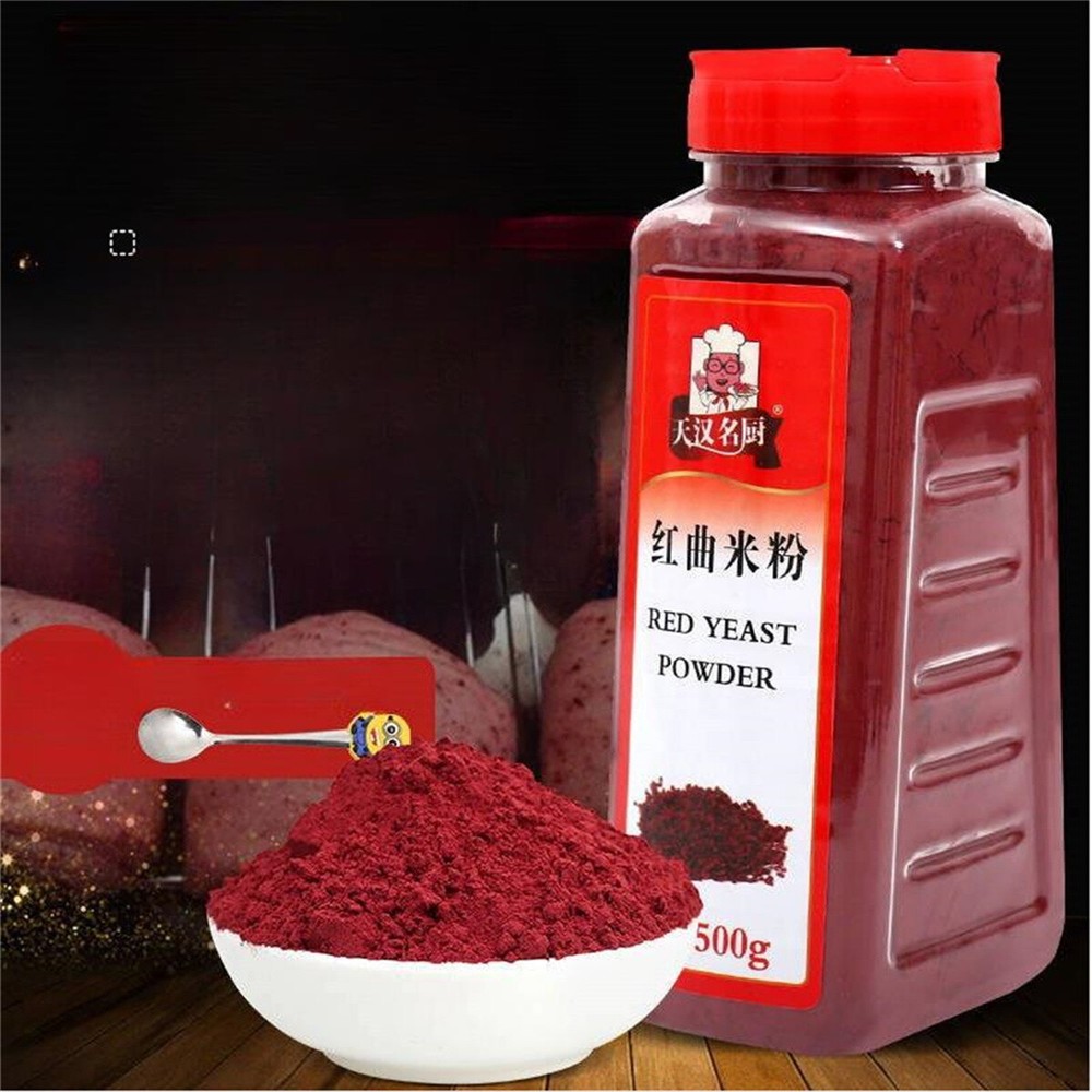 500g Natural Red Yeast Powder Chinese Herbal Products Organic Monascus Purpureus