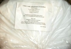 Food-Grade Pure Citric Acid Anhydrous, 100 grams, 8 oz., 1 pound, 5 LB