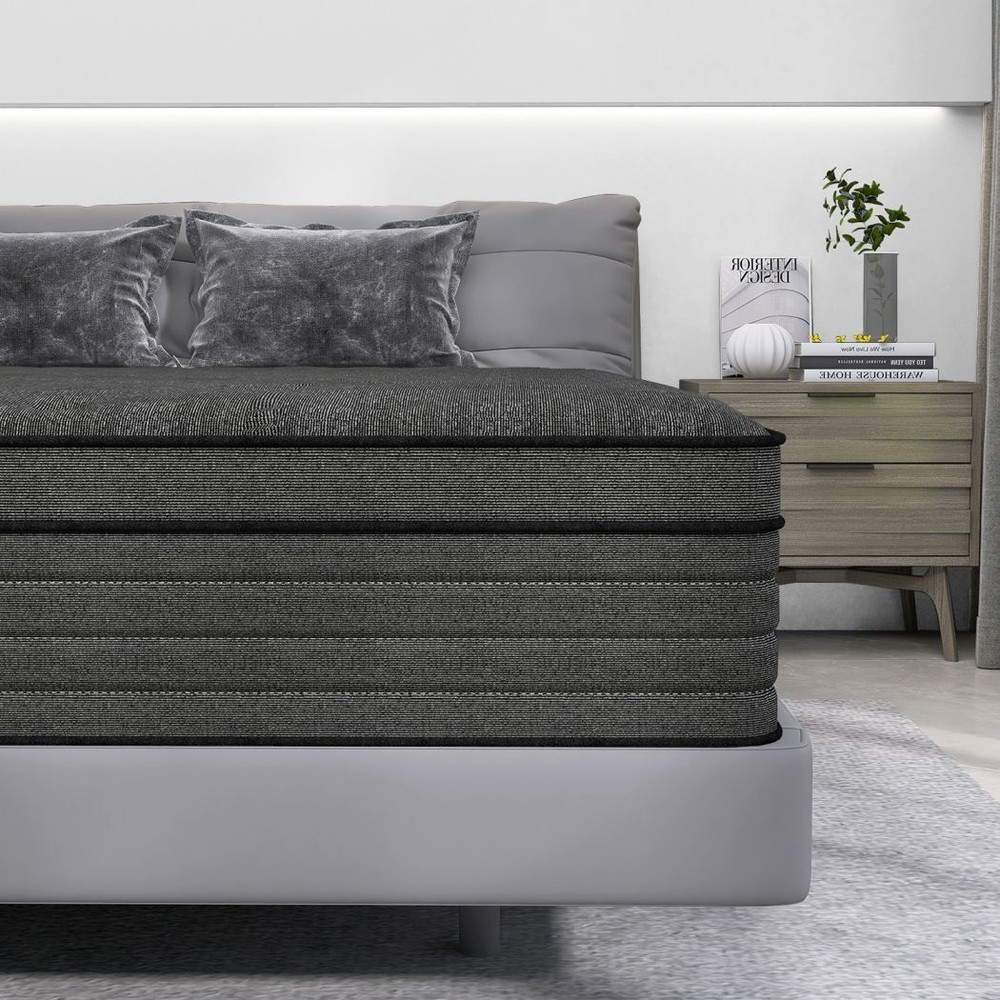 12/14 Inch Mattress in A Box Pocket Spring Memory Foam Twin Full Queen King Size