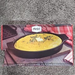 PARINI Ceramic Non-Stick Oval Casserole Pan Black Dishwasher Microwave Oven Safe