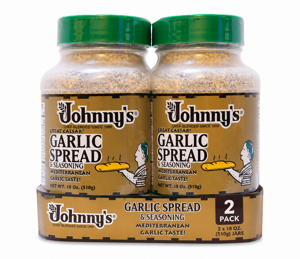 Garlic Spread Dip 2 Pack Creamy Gourmet Sauce for Bread Pasta Sandwich Marinade