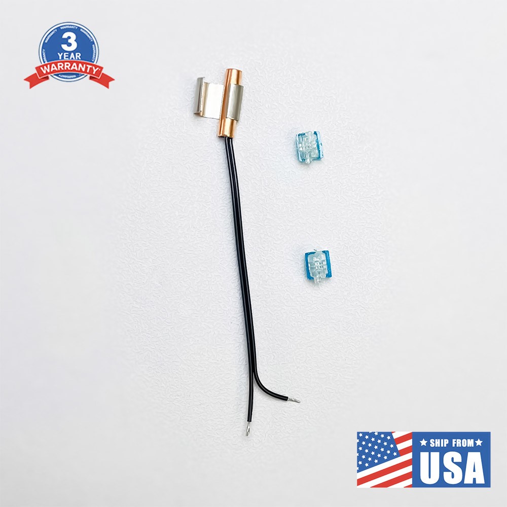1 Pcs W10316760 Refrigerator Thermistor Sensor w/ Clip AP4538142 WP10316760