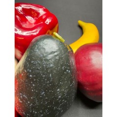 Vintage Decorative Faux Fruit Vegetable Lot 10 Apple Banana Avocado Pepper Onion