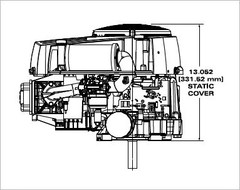 Briggs and Stratton 33S877-0019-G1 Professional Series 19 HP 540cc Vertical