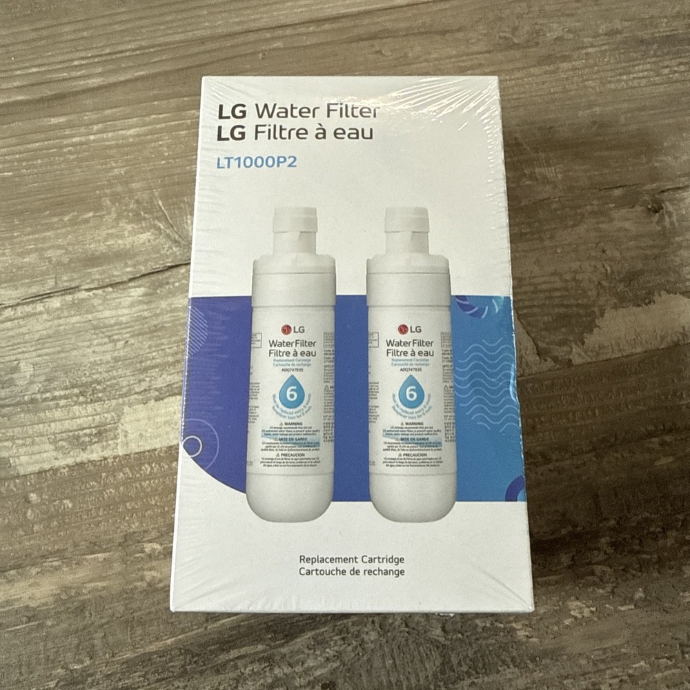 LG LT1000P2 6-Month / 200 Gallon Refrigerator Replacement Water Filter (2 PACK)