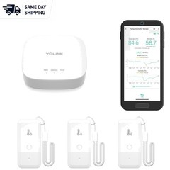 Smart Sensor 3-Pack: Wi-Fi-Free Environmental Monitoring with Long Battery Life