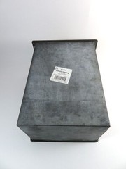 Nicole Galvanized Metal Bin Drawer Container Industrial Farmhouse Decorative 9in