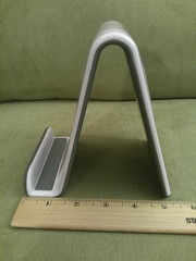 Joie Easel Stand, White with Gray Kitchen Phone/Tablet/Cookbook Holder