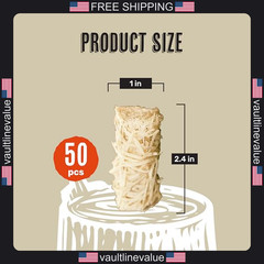 Trade Fire Starters 50 pcs Pine Wood Shavings Food-Grade Wax Indoor Outdoor